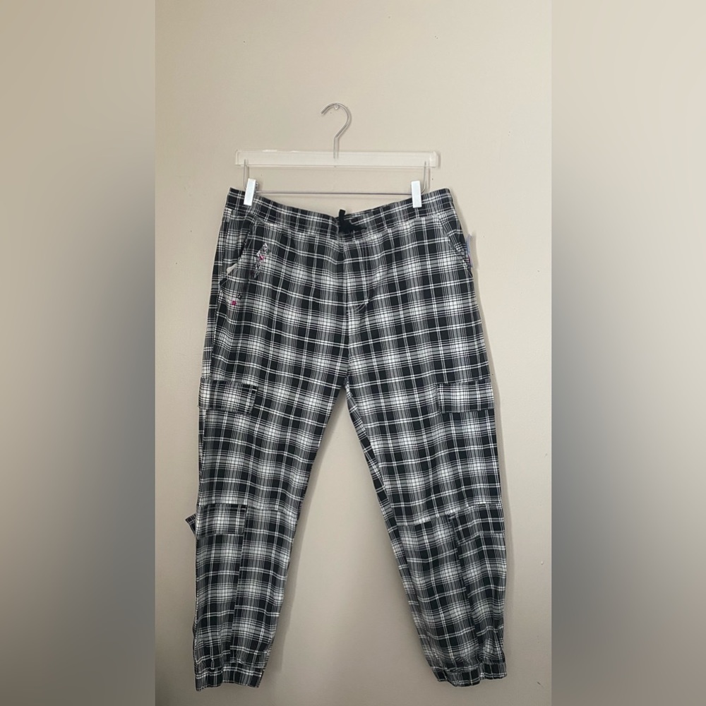 Black and White Checkered Pants
